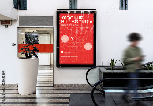 Shopping Mall Billboard Mockup