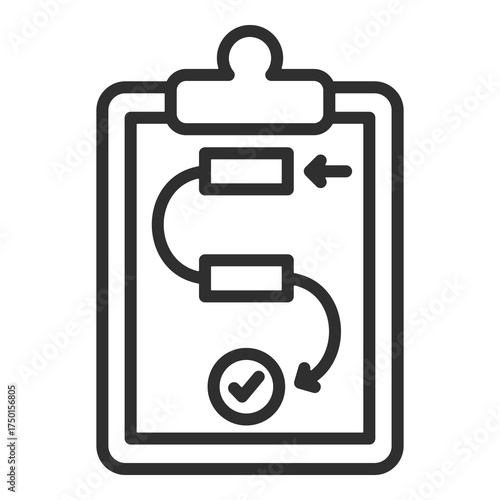 Procedure Icon Single Vector Collection 