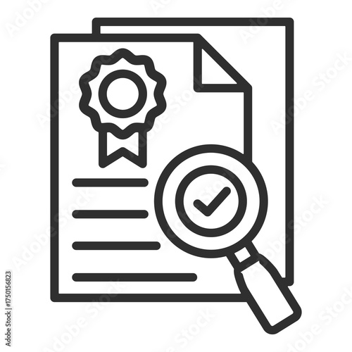 Check Quality Icon Single Vector Collection 