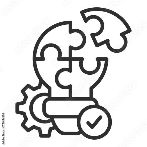 Problem Solving Icon Single Vector Collection 