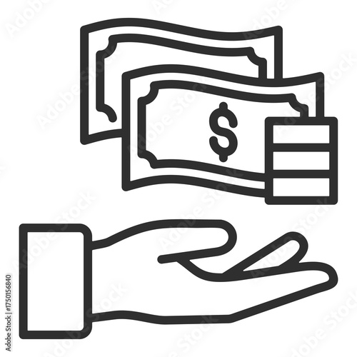 Cost Icon Single Vector Collection 