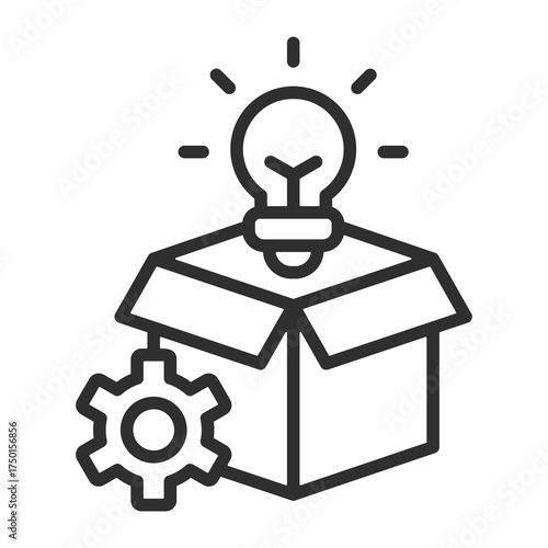 Product Development Icon Single Vector Collection 