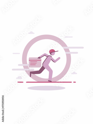 fast delivery pizza, fast delivery sign, fast shipment, same day delivery, fast food delivery Shipping fast delivery man riding motorcycle icon symbol, fast delivery pizza parcel delivery on time run