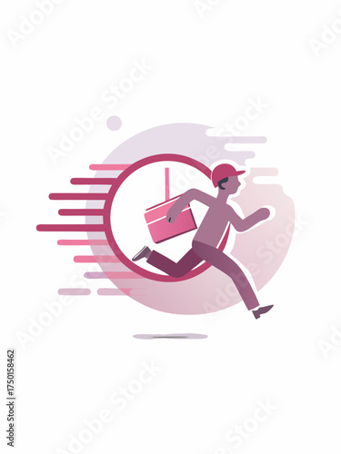 fast delivery pizza, fast delivery sign, fast shipment, same day delivery, fast food delivery Shipping fast delivery man riding motorcycle icon symbol, fast delivery pizza parcel delivery on time run