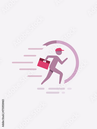 fast delivery pizza, fast delivery sign, fast shipment, same day delivery, fast food delivery Shipping fast delivery man riding motorcycle icon symbol, fast delivery pizza parcel delivery on time run
