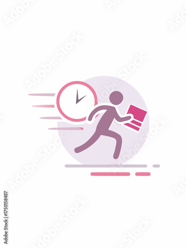fast delivery pizza, fast delivery sign, fast shipment, same day delivery, fast food delivery Shipping fast delivery man riding motorcycle icon symbol, fast delivery pizza parcel delivery on time run