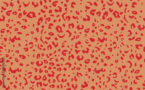 Abstract modern leopard seamless pattern. Animals trendy background. Color decorative vector stock illustration for print, card, postcard, fabric, textile. Modern ornament of stylized skin.