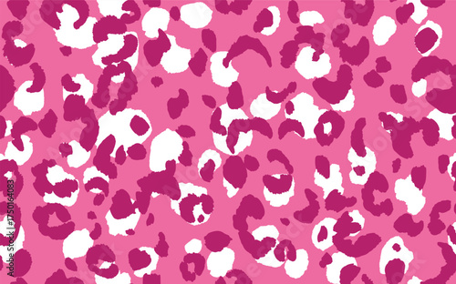 Abstract modern leopard seamless pattern. Animals trendy background. Color decorative vector stock illustration for print, card, postcard, fabric, textile. Modern ornament of stylized skin.