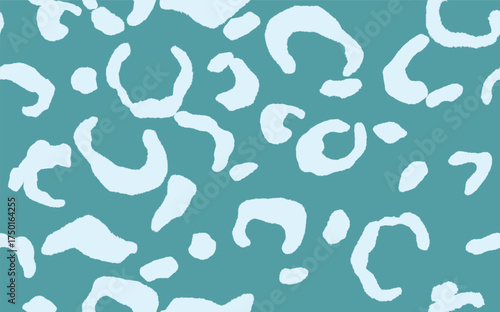 Abstract modern leopard seamless pattern. Animals trendy background. Color decorative vector stock illustration for print, card, postcard, fabric, textile. Modern ornament of stylized skin.