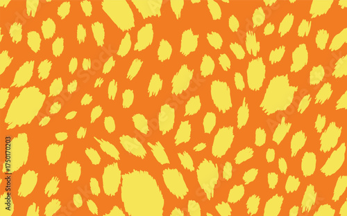 Abstract modern leopard seamless pattern. Animals trendy background. Color decorative vector stock illustration for print, card, postcard, fabric, textile. Modern ornament of stylized skin.