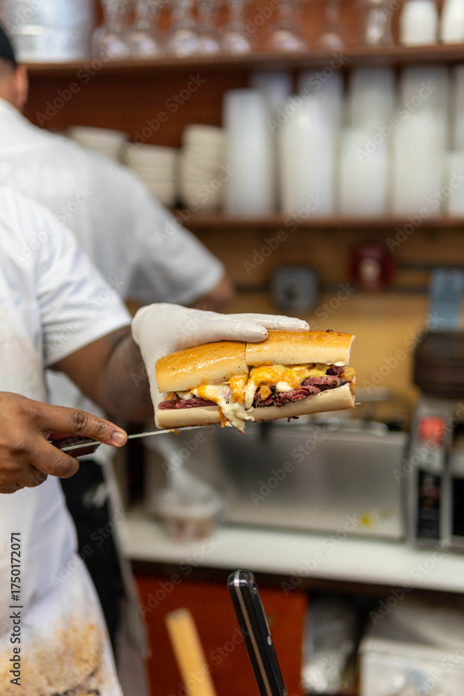 Ταπετσαρία Katz deli new york sandwich shop bodega