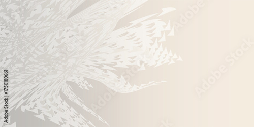 A collection of elegant triangular waves. A captivating triangular abstract art form.