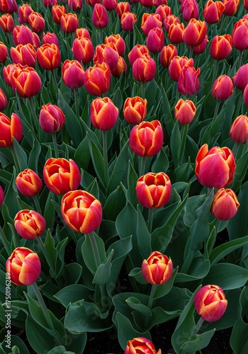 A vibrant display of colorful blossoms in full bloom under natural light, showcasing the delicate beauty and intricate details of springtime flora ,abundance ,close up ,delicate