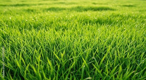 Lush, vibrant green grass stretches across a sunlit field, perfect for small animals. Soft, natural texture and fresh spring growth ,spring ,vibrant ,ground