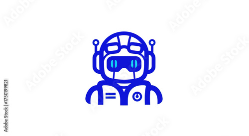 Cartoon bot icon
