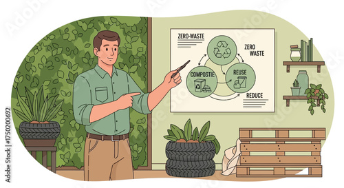 Eco-Friendly Living: Presentation on Zero Waste Principles in a Sustainable Home