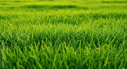 Wallpaper Mural Lush, vibrant green grass stretches across a sunlit field, perfect for small animals. Soft, natural texture and fresh spring growth ,natural ,bright ,grass Torontodigital.ca