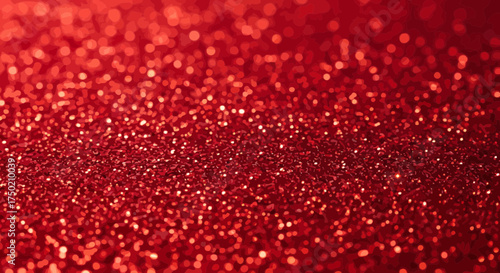 Vibrant Red Glitter Texture Background for Festive Celebrations and Designs