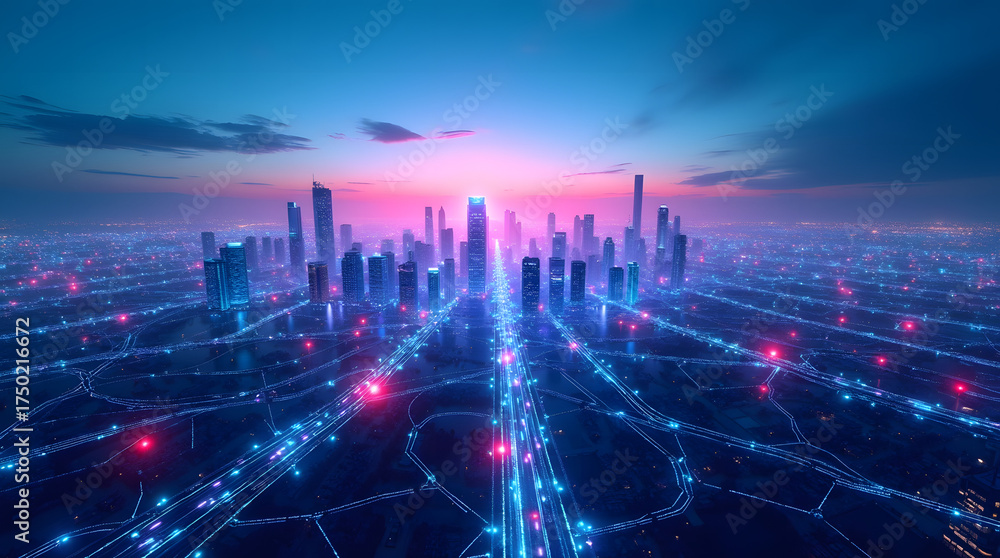 Fototapeta premium abstract blue background