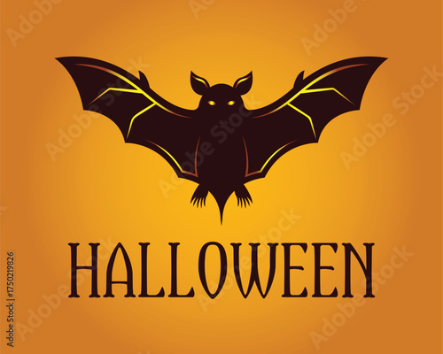Halloween vector, Happy Halloween horror image, October Halloween background, monster, haunted, evil Bat vectors