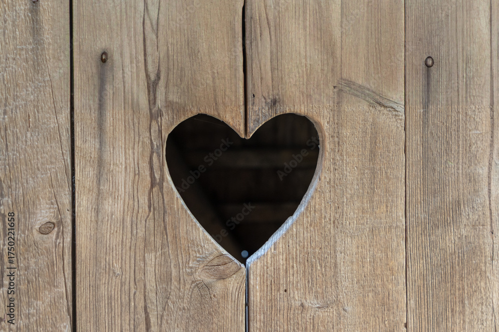 custom made wallpaper toronto digitalheart shape at an old wooden toilet door