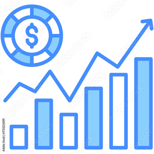 Blue Chip Stocks Icon