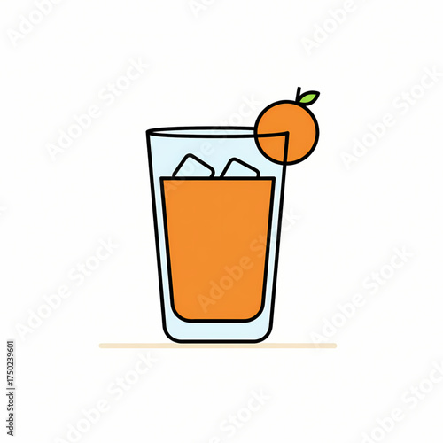 glass of orange juice