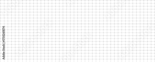 Planer page with dotted grid. Seamless checkered paper texture. Retro bullet journal notebook background. Simple square graph pattern. School math sheet wallpaper. Vector repeating workbook paper
