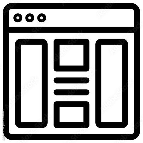 Browser Interface Layout