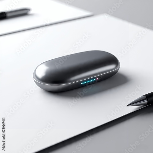 The Pebbled Console on the Blank Document.