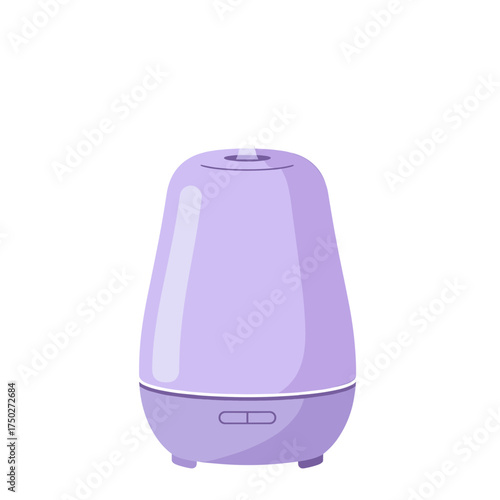 Purple Essential Oil Diffuser for Aromatherapy and Home Fragrance.