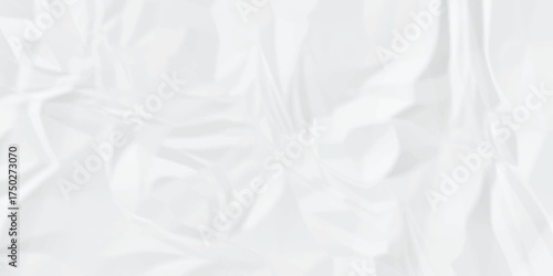 Abstract white paper crumpled panorama white paper texture background, crumpled pattern texture fabric scrapbook...