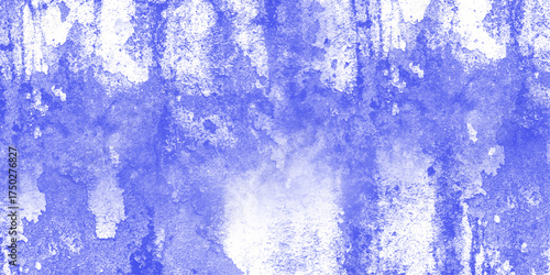 Textured Blue Background with White Highlights, Rough Surface, and Abstract Splattered Paint Effect for Artistic Design