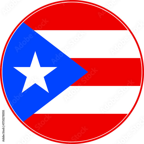 Puerto Rico Circle Flag, Puerto Rico Flag Icon Free Download Puerto Rico Circle Flag, Puerto Rico Flag Icon - GFXLoad