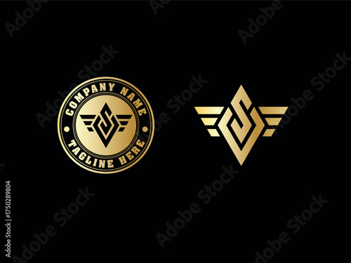 vs Luxury initial monogram clothing brand, monogram logo, Monogram collection letter bn interlock, modern style good for brand, clothing, apparel, streetwear, baseball, basketball, football