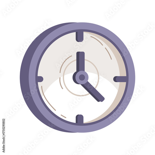 Pixel Art Clock Isolated on Transparent Background Displaying Time