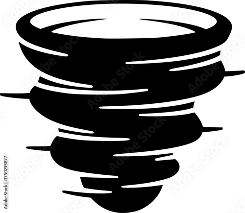 Cyclone Icon for Web and Graphic Design
