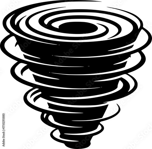 Cyclone Icon for Web and Graphic Design
