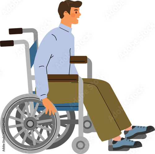 Man in a Wheelchair 