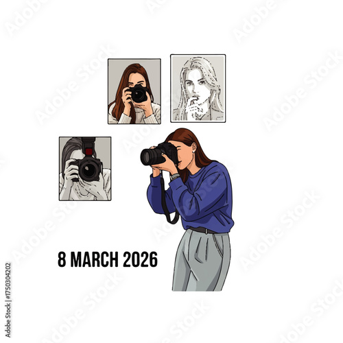 photographer with camera