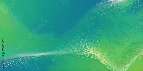 Abstract underwater texture with white foam bubbles on a deep blue surface