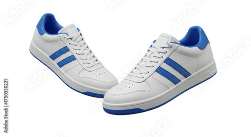 blue sport shoes