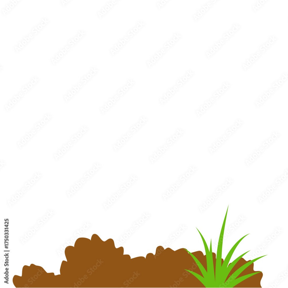 Obraz premium ground bed vegetable garden