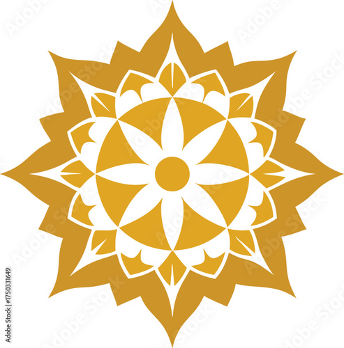 Luxury Oriental Style Geometric Mandala Template Background Design