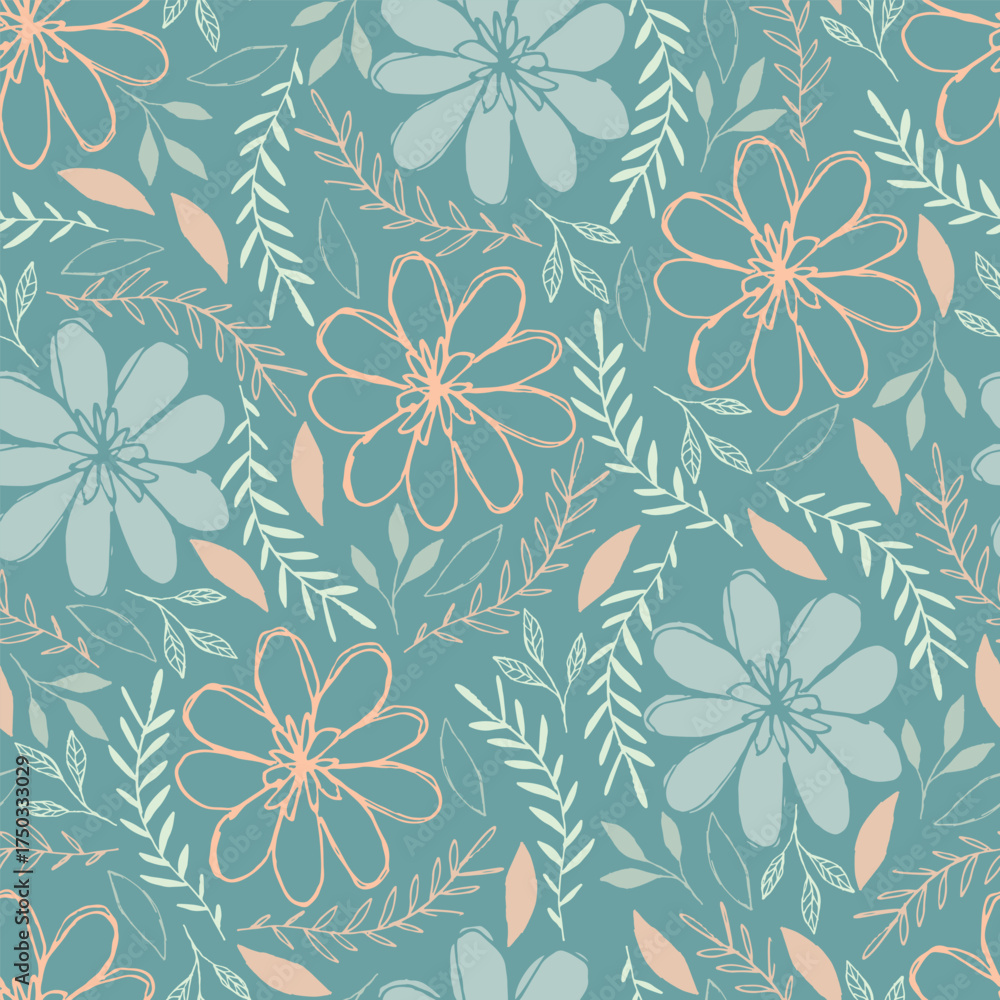 Obraz premium 4K Ultra HD Subtle Pattern Texture Backdrop, Fresh and Gentle Texture Aesthetics