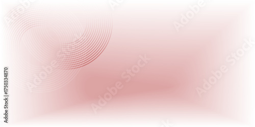 Soft Radiance Pink Gradient with Circular Waves for Beauty and Wellness Branding