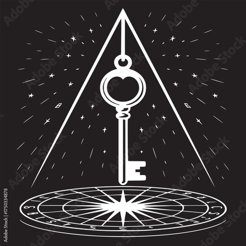 Unlock your potential with this mystical key to success, guidance, and new opportunities ahead