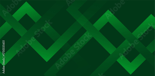 Abstract green gradient background. Modern green abstract rectangular lines for presentation, banner, and brochure designs