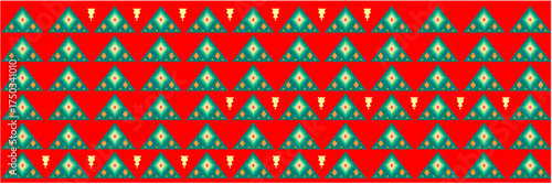 Traditional Sadu Weaving Arabian Middle Eastern Rug Pattern
