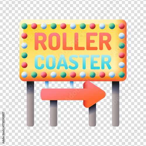 Roller Coaster Drop Icon